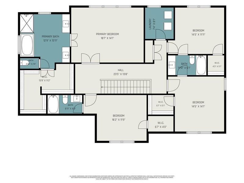 2D floor plan layout of this home in , Marietta, GA (Image 6).