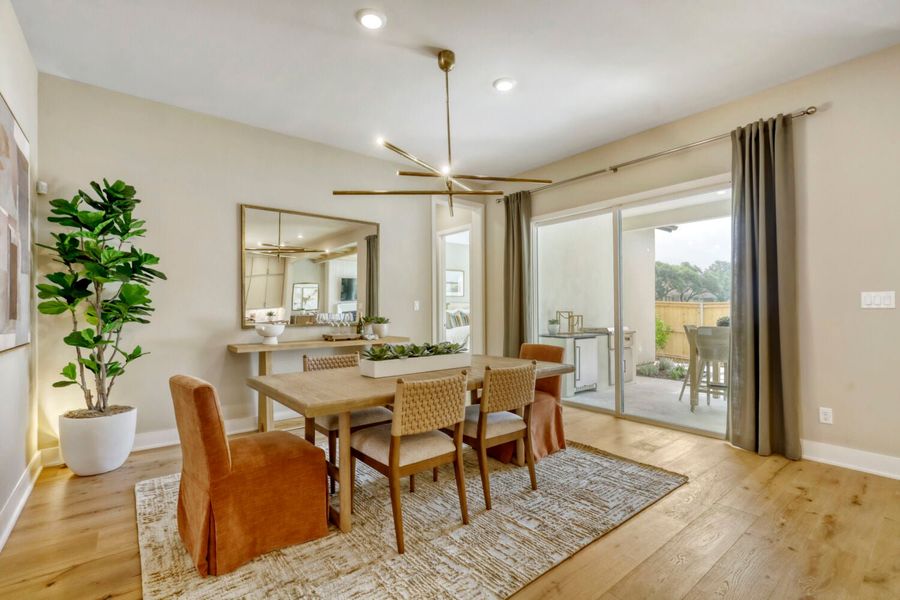 Representative furnished interior of a home built from the 5001 by Risewell Homes in Freedom at Anthem, Kyle (Image 8).