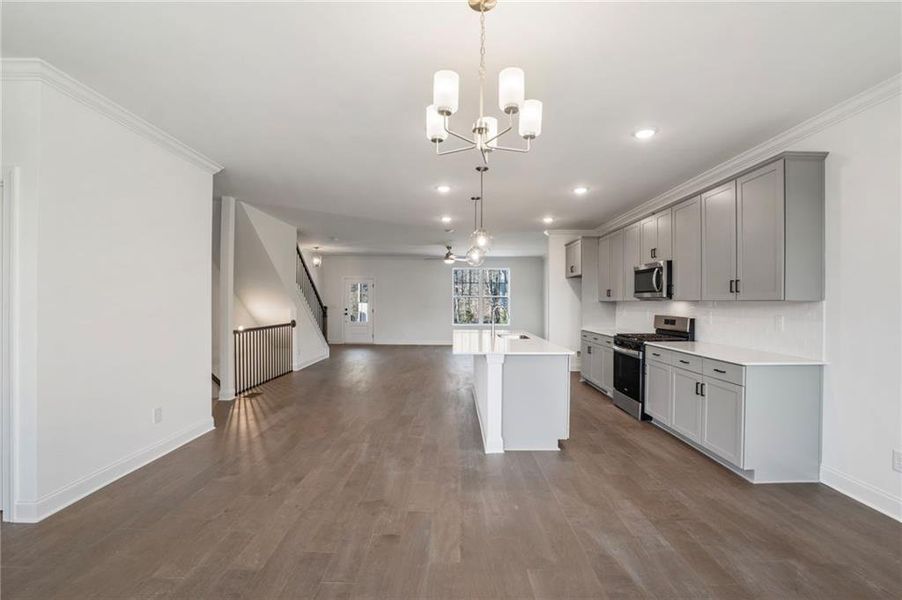 Spacious, unfurnished interior of a new home in , Sugar Hill (Image 34). Spacious, unfurnished interior of a new home in , Sugar Hill (Image 34).