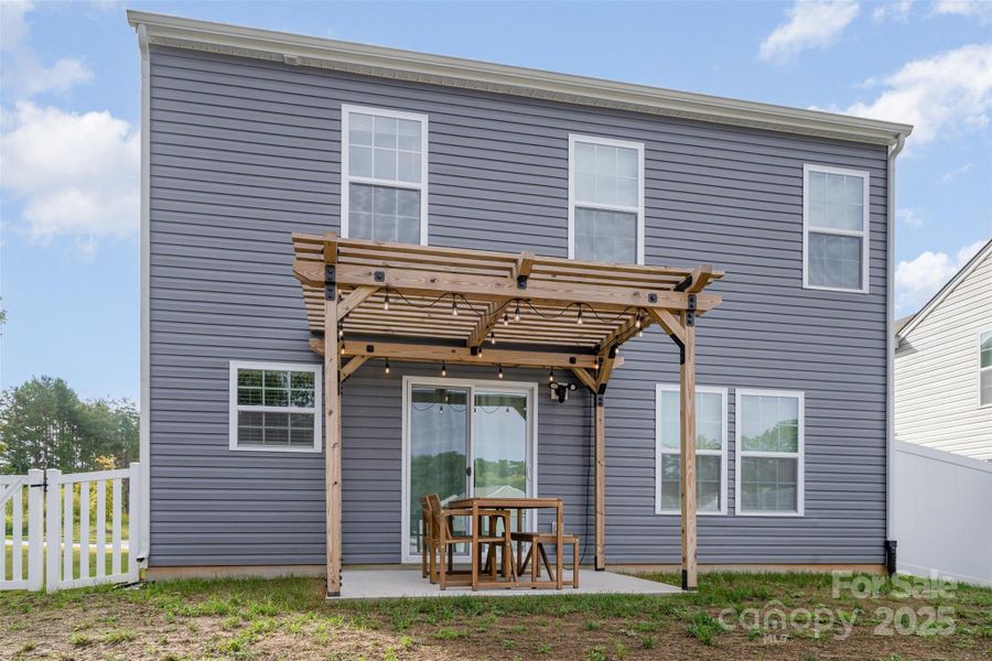 Exterior details and patio area of a home in , Dallas (Image 4). Exterior details and patio area of a home in , Dallas (Image 4).