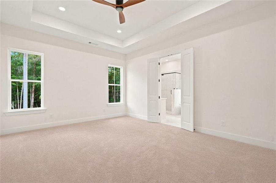 Spacious, unfurnished interior of a new home in , White (Image 30).