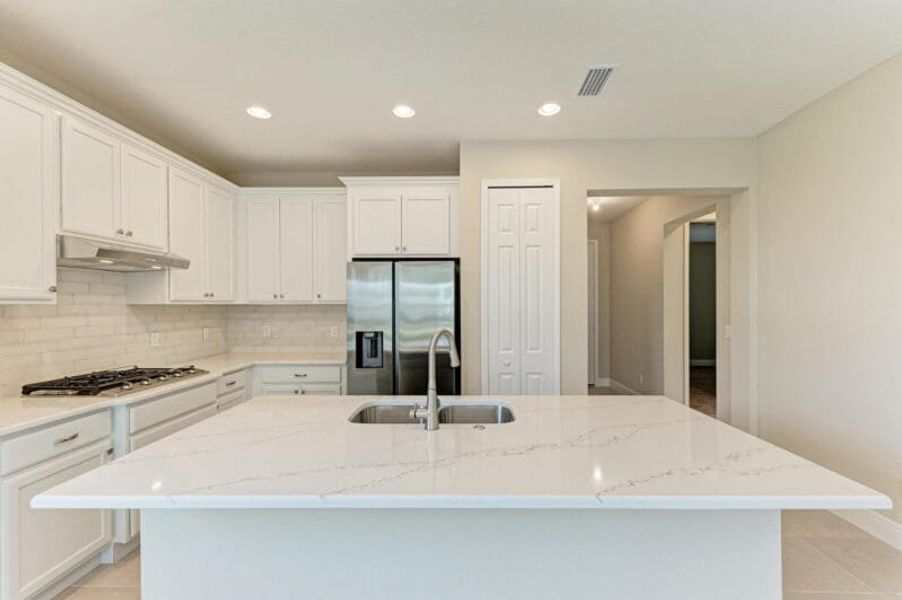 Furnished interior view inside a new home in Reflection Villas at Watercolor Place, Bradenton (Image 5).