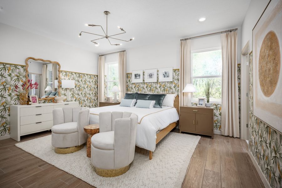 Furnished interior view inside a new home in Trinity Gardens, Deland (Image 10).