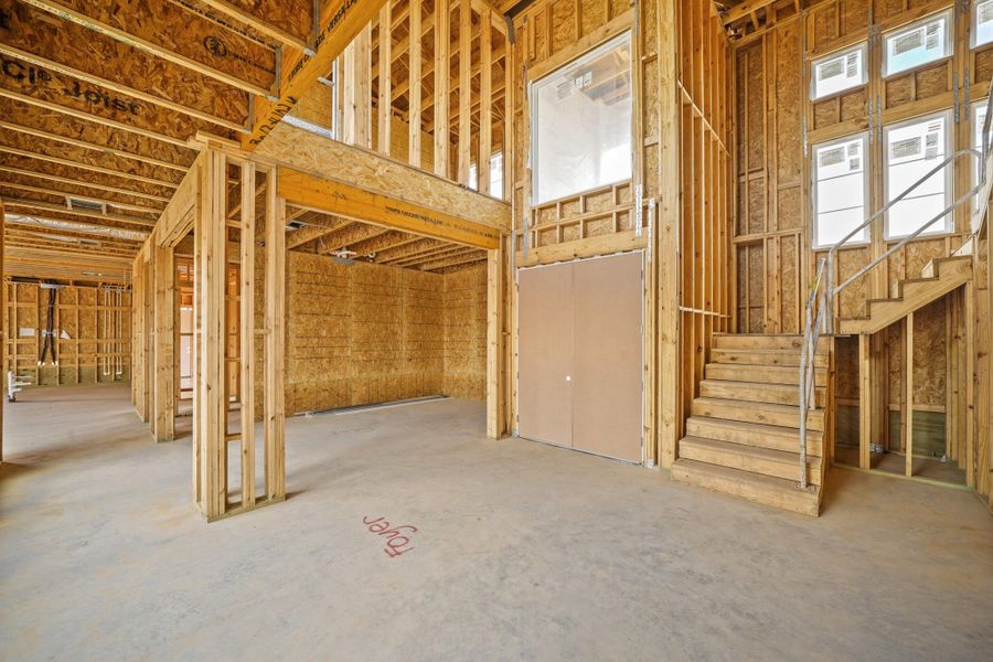 Spacious, unfurnished interior of a new home in Bridgeland, Cypress (Image 19).