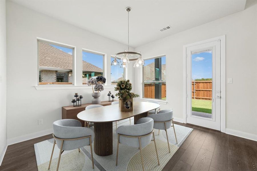 Furnished interior view inside a new home in Terraces – Classics, Rockwall (Image 6).