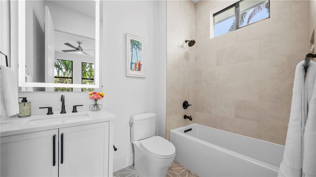 Furnished interior view inside a new home in , Sarasota (Image 32).