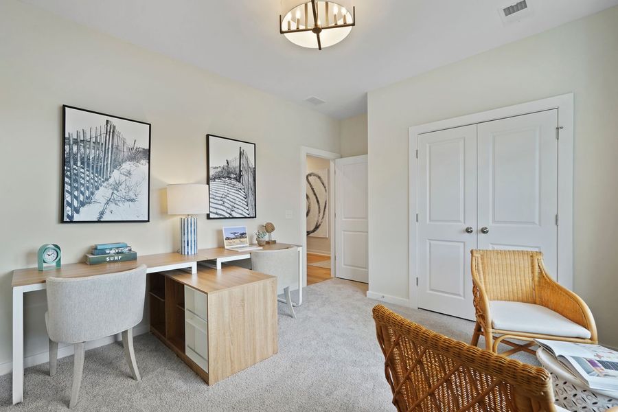 Bedroom 2 as a Home Office Bedroom 2 as a Home Office