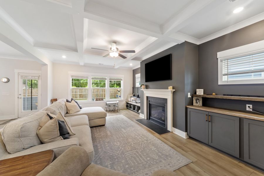 Furnished interior view inside a new home in Cordgrass Landing, Johns Island (Image 33).