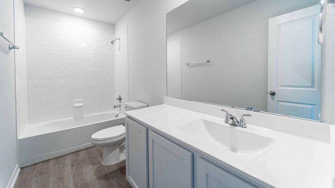 Furnished interior view inside a new home in Willow View, Converse (Image 8).