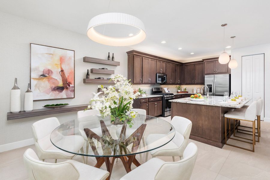 Representative furnished interior of a home built from the Sierra by GL Homes in Valencia Parc at Riverland, Port St. Lucie (Image 9).