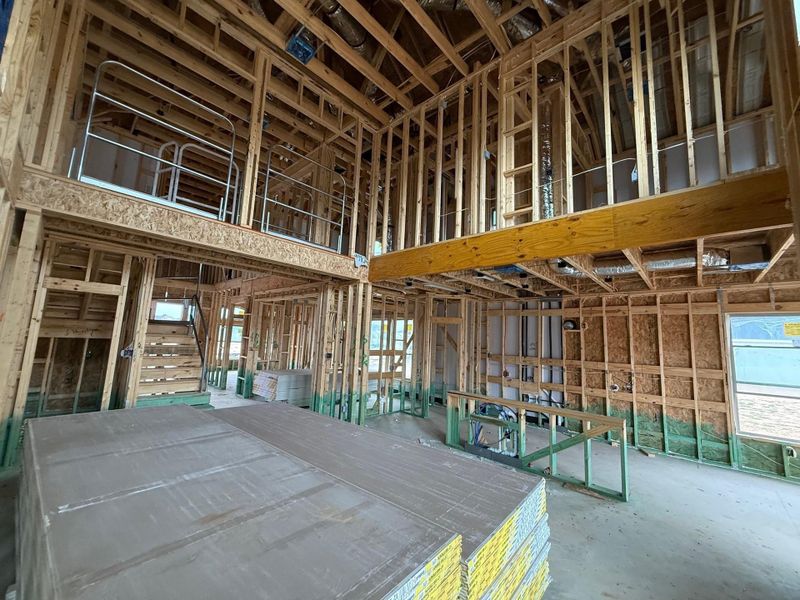 In-progress construction of a new home in Candela, Richmond, TX (Image 5).