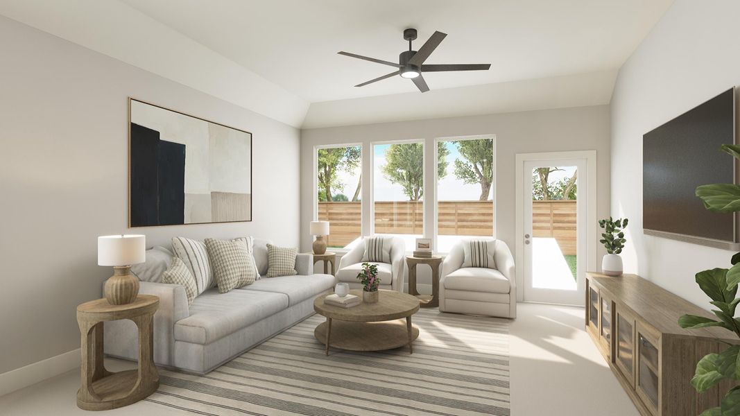 Image 6 representing the Abeline by Tri Pointe Homes in The Meadows, Denton, TX.