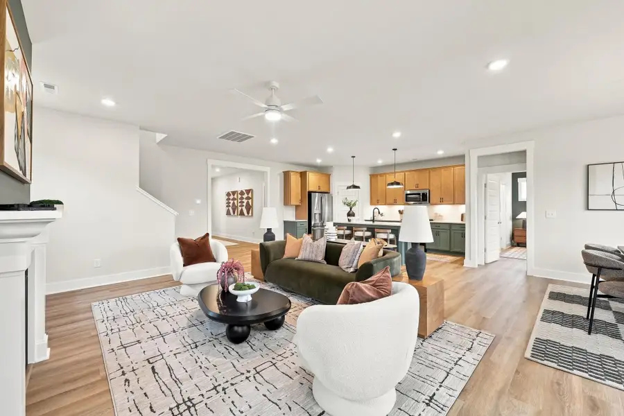 Representative furnished interior of a home built from the Brown Paper Packages by Garman Homes in Spring Valley, Trinity (Image 7).