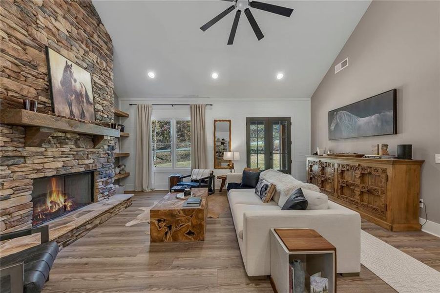 Furnished interior view inside a new home in , Talking Rock (Image 8).