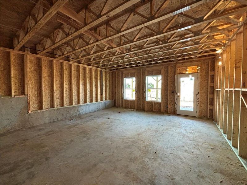 In-progress construction of a new home in East Harbor II at Chestatee, Dawsonville, GA (Image 26).