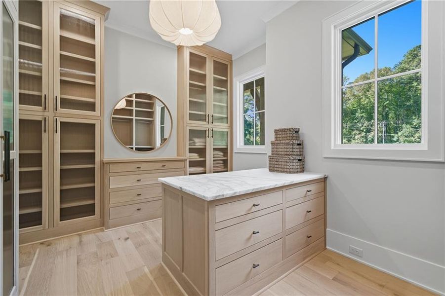 Furnished interior view inside a new home in Crossroads, Alpharetta (Image 42).