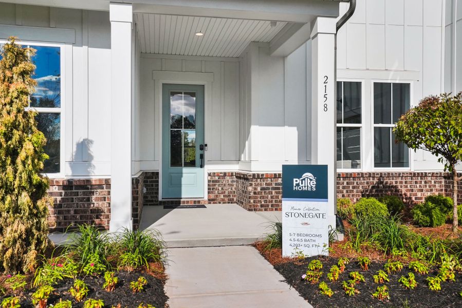 Representative exterior details of a home built from the Stonegate by Pulte Homes in The Retreat at Carolina Ridge, Harrisburg (Image 4). Representative exterior details of a home built from the Stonegate by Pulte Homes in The Retreat at Carolina Ridge, Harrisburg (Image 4).