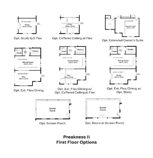2D floor plan layout of this home in Oak Landing, Mount Pleasant, SC (Image 3). 2D floor plan layout of this home in Oak Landing, Mount Pleasant, SC (Image 3).