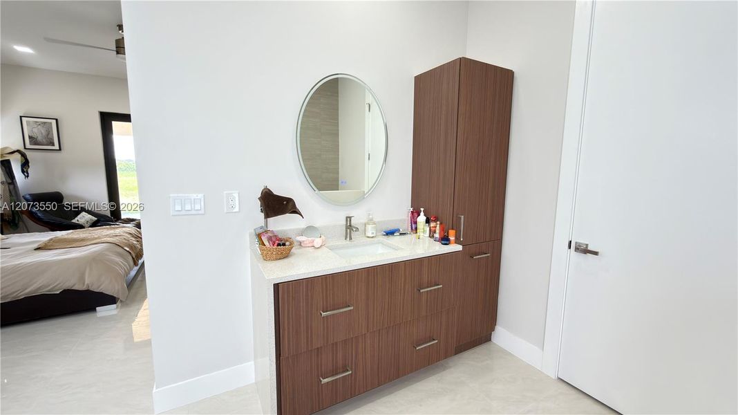 Furnished interior view inside a new home in , Loxahatchee (Image 85).