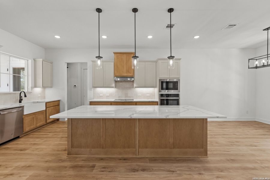 Furnished interior view inside a new home in , La Vernia (Image 10). Furnished interior view inside a new home in , La Vernia (Image 10).