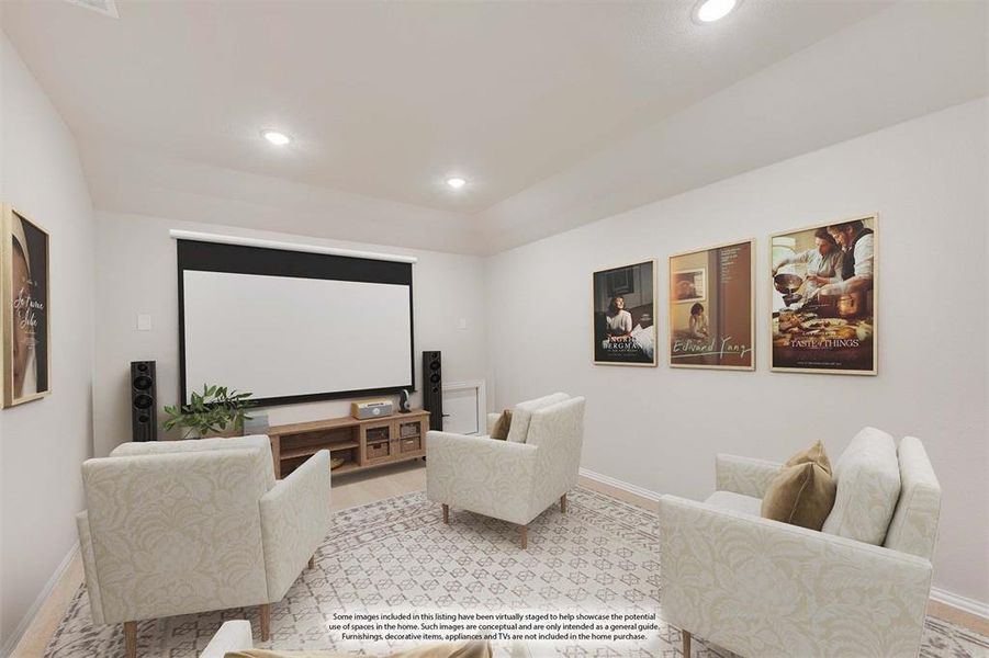 Furnished interior view inside a new home in Woodstone, Providence Village (Image 6). Furnished interior view inside a new home in Woodstone, Providence Village (Image 6).