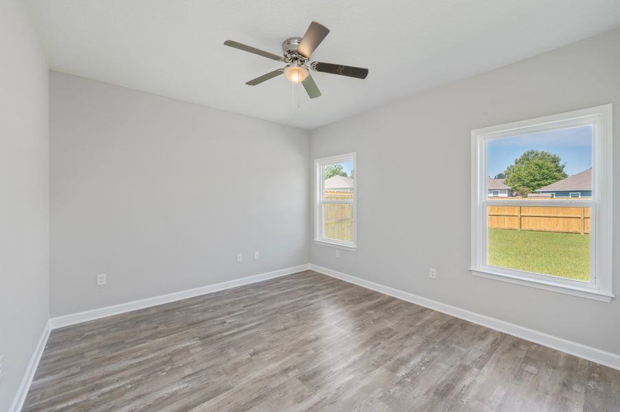 Representative unfurnished interior of a home built from the Georgia by CJL Homes in Blossom Grove, Crestview (Image 27).