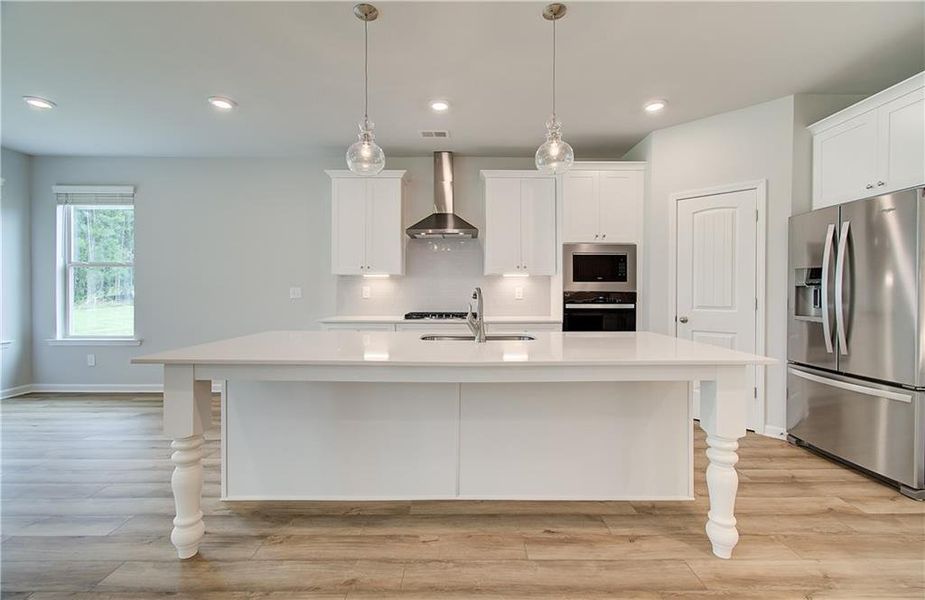 Furnished interior view inside a new home in Cambria at Traditions, Hampton (Image 9).
