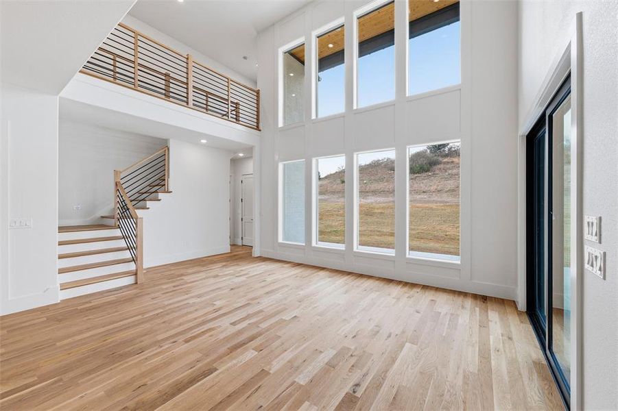 Dining view from living