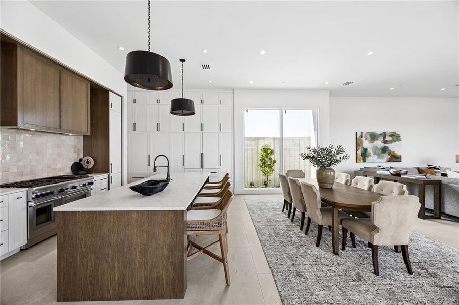 Furnished interior view inside a new home in Avadene at Las Colinas, Irving (Image 16).