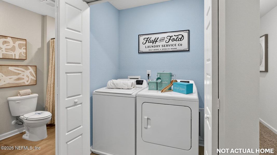 Furnished interior view inside a new home in Hansen Creek, Jacksonville (Image 22).