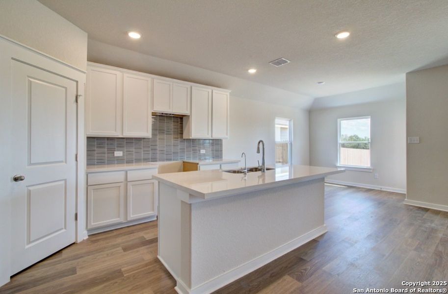 Furnished interior view inside a new home in Prairie Green, Converse (Image 3). Furnished interior view inside a new home in Prairie Green, Converse (Image 3).