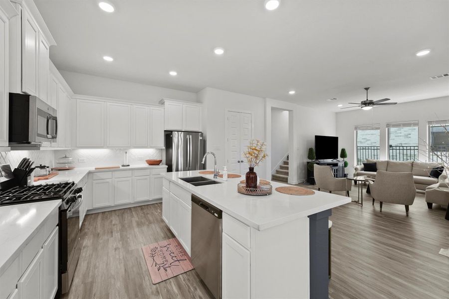 Furnished interior view inside a new home in , Cypress (Image 27). Furnished interior view inside a new home in , Cypress (Image 27).