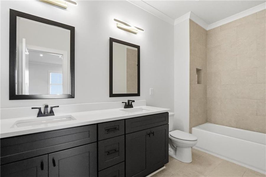 Furnished interior view inside a new home in , Braselton (Image 11). Furnished interior view inside a new home in , Braselton (Image 11).