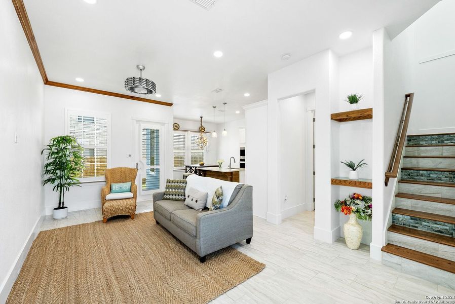 Furnished interior view inside a new home in , Corpus Christi (Image 13).