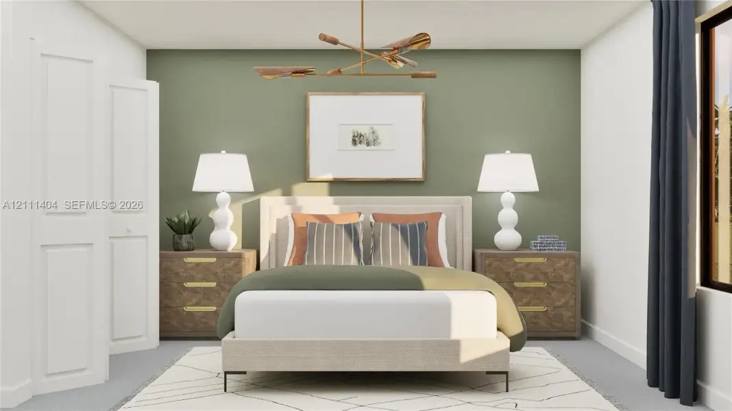 Furnished interior view inside a new home in Solterra, Sunrise (Image 16).