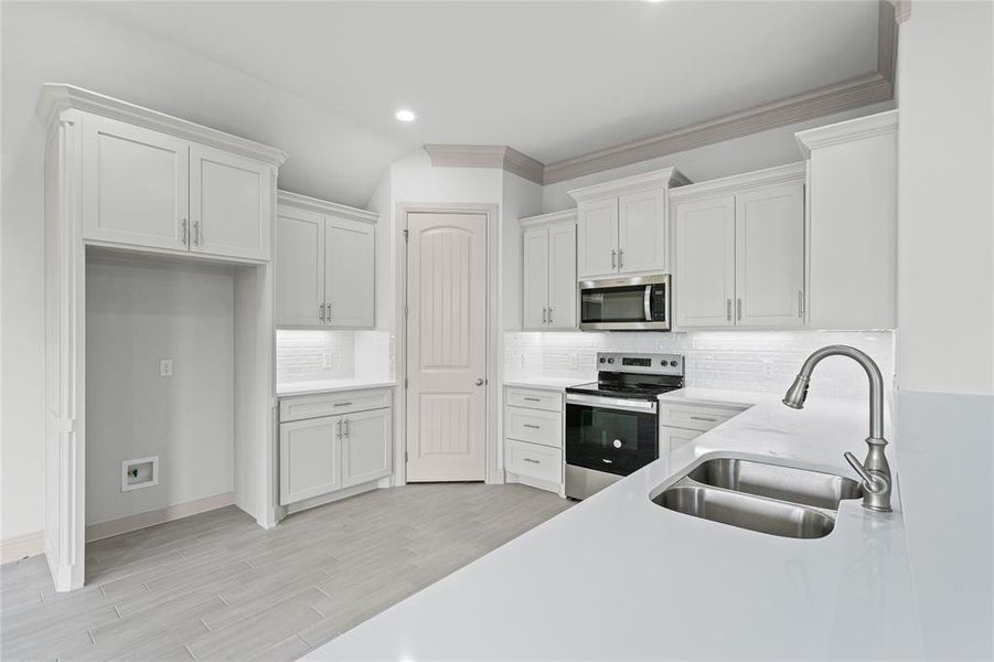 Furnished interior view inside a new home in , Springtown (Image 13).