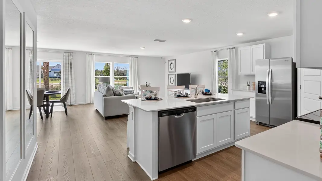 Furnished interior view inside a new home in Palm Coast Homesites, Palm Coast (Image 3).