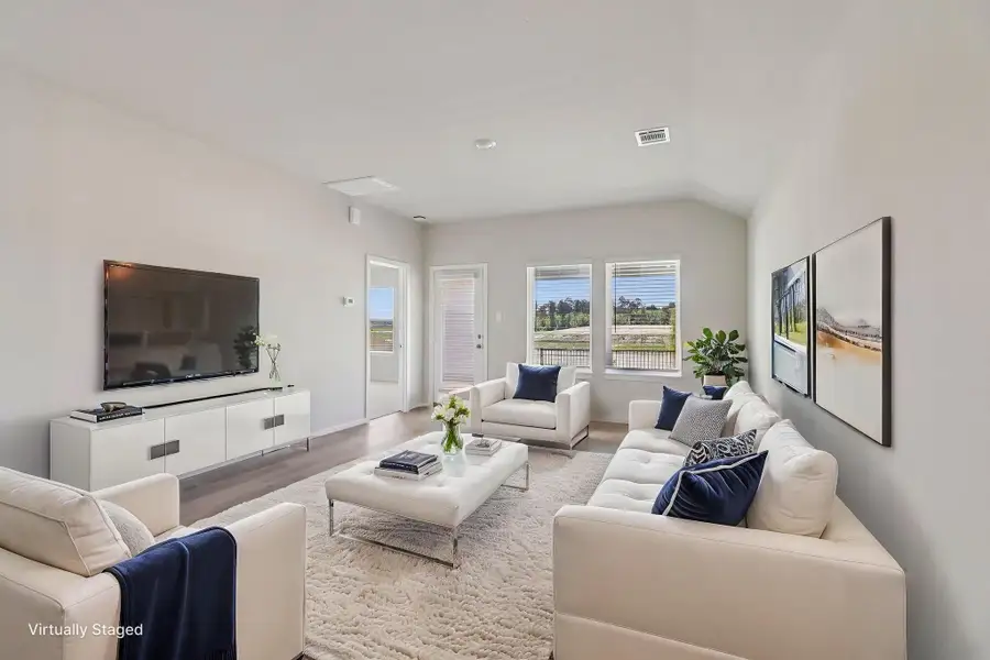 Furnished interior view inside a new home in , Conroe (Image 6). Furnished interior view inside a new home in , Conroe (Image 6).