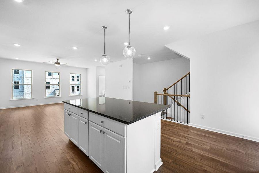 Furnished interior view inside a new home in Hampton Trace, Marietta (Image 14).
