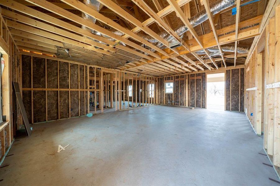 In-progress construction of a new home in , Stamford, TX (Image 3).