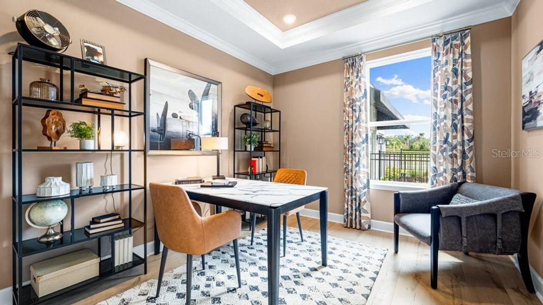 Furnished interior view inside a new home in Timber Ridge, Plant City (Image 11).