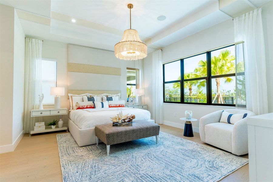 Furnished interior view inside a new home in , Palm Beach Gardens (Image 15).