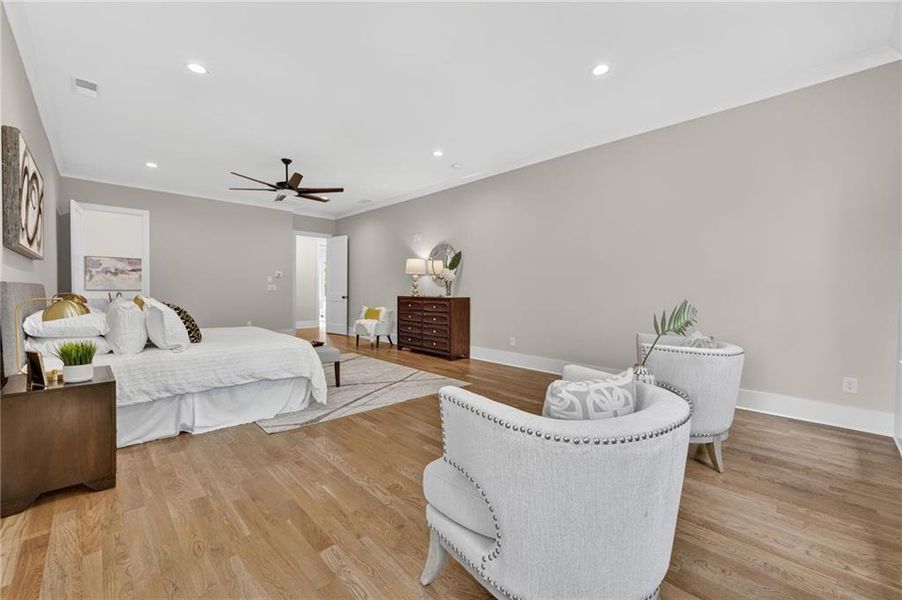 Furnished interior view inside a new home in , Cumming (Image 31).