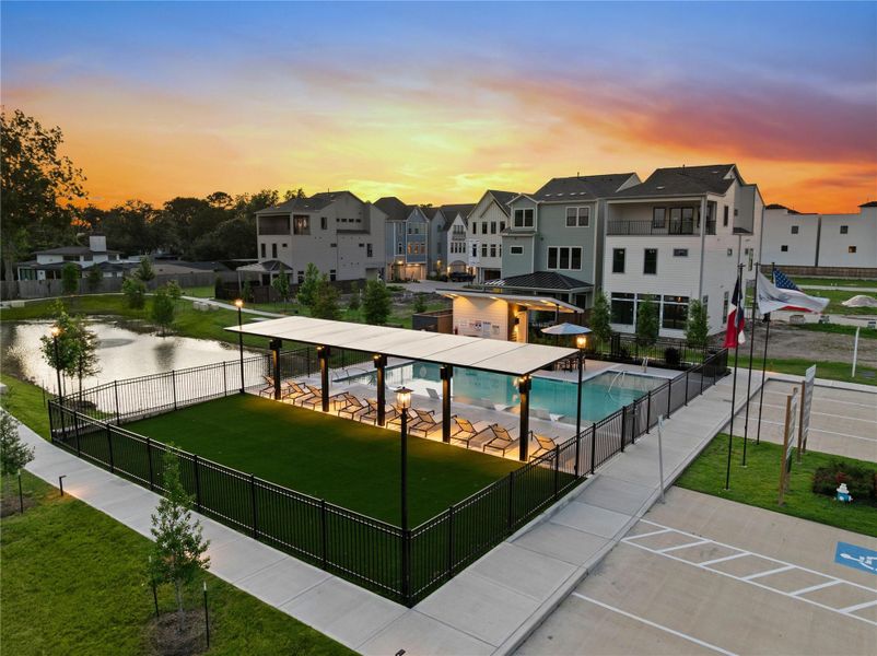 Fall Harbor Homes at Spring Valley Creek Pool and Ammenities
