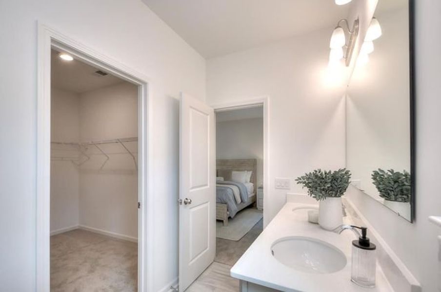 Representative furnished interior of a home built from the Devin by True Homes in Harpers Landing, Walkertown (Image 19).