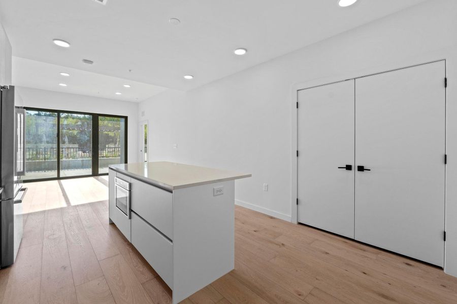 Furnished interior view inside a new home in One Oak, Austin (Image 9).