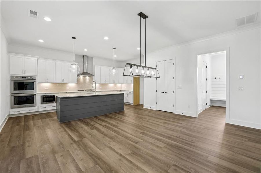 Furnished interior view inside a new home in , Dawsonville (Image 16).