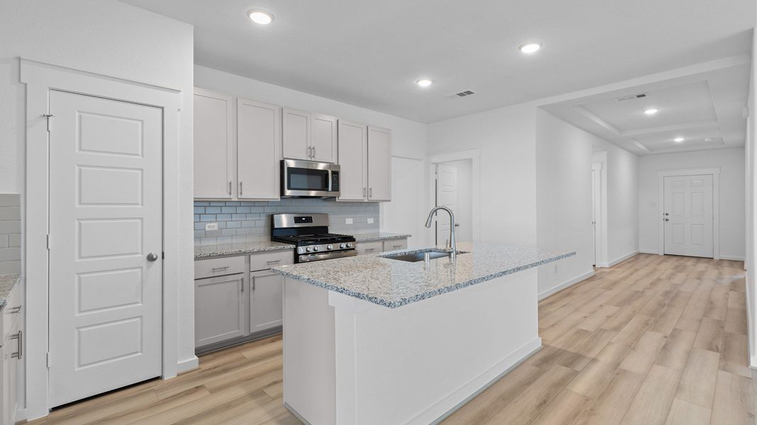 Furnished interior view inside a new home in Mostyn Springs, Magnolia (Image 19).