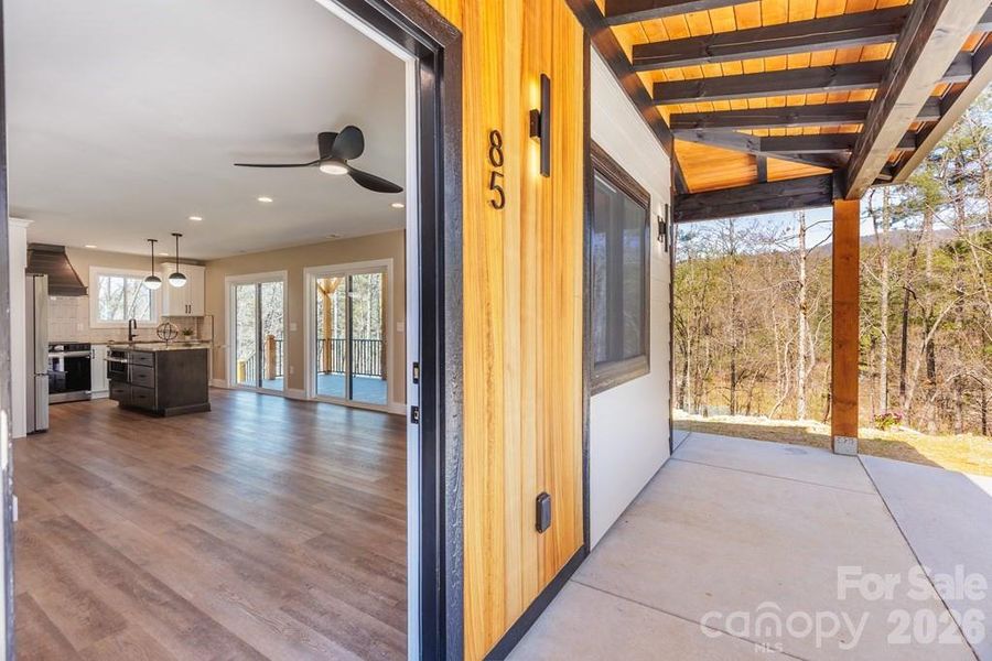 Exterior details and patio area of a home in , Whittier (Image 24).