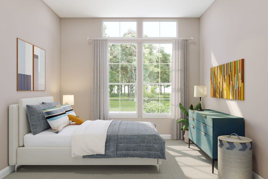 Representative furnished interior of a home built from the Martin by Tri Pointe Homes in Oakhill Reserve, Tomball (Image 17).